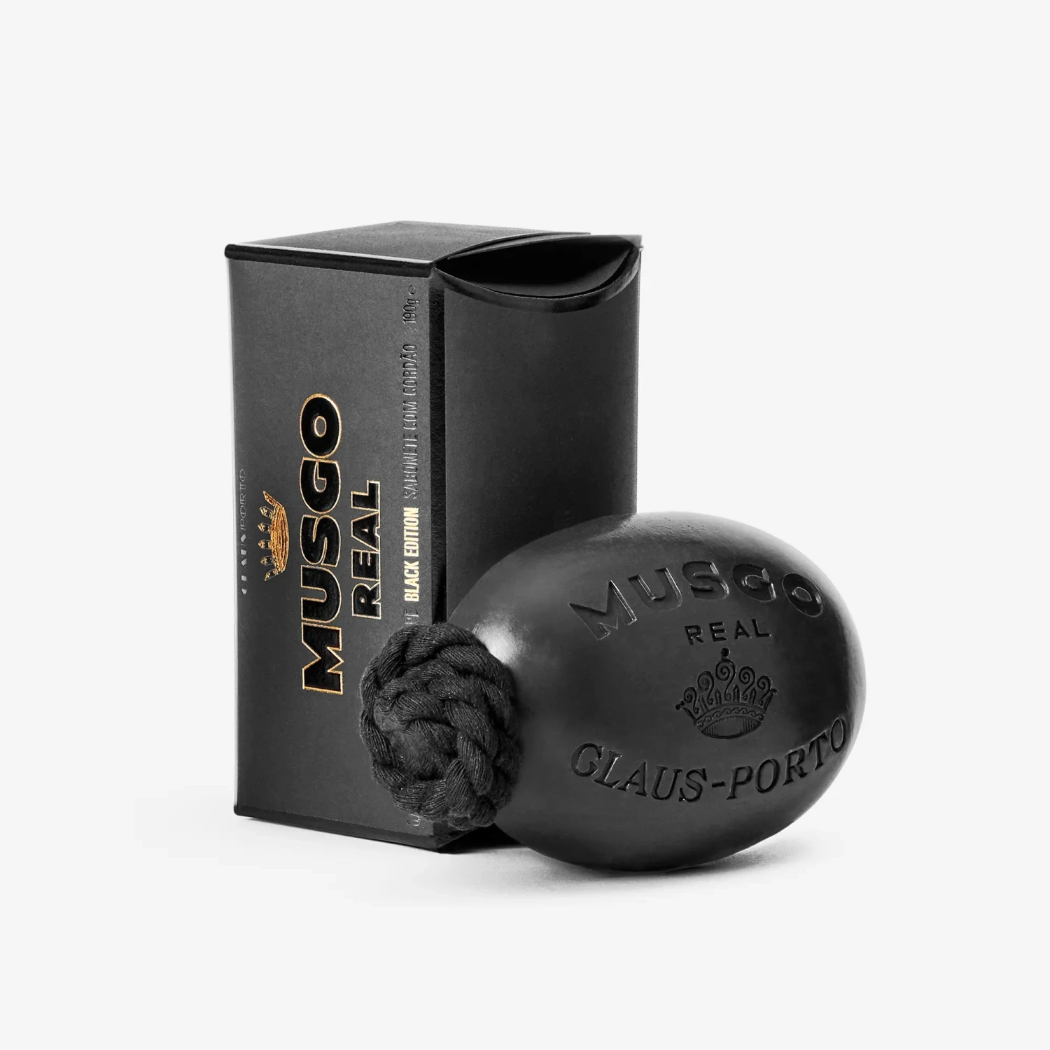 Musgo Real Black Edition Soap On A Rope 190g 1 Musgo Real Black Edition Soap On A Rope 190g