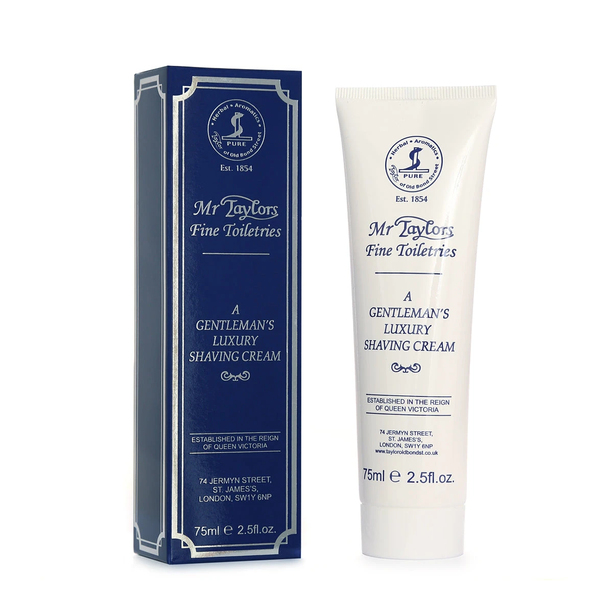 Mr Taylor Luxury Shaving Cream Tube 75ml 1 Mr Taylor Luxury Shaving Cream Tube 75ml